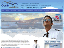 Tablet Screenshot of flyoceanaviation.com